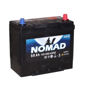 Аккумулятор NOMAD ASIA 50 Ач 65B24L обр.